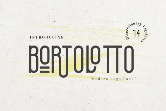 Bortolotto: A Modern Display Font for Clean, Creative Projects