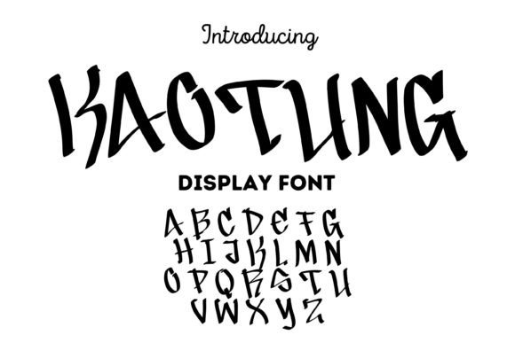 Discover Kaotung: Your Go-To Typeface for Bold, Urban Designs