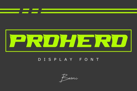 Discover Prohero: The Display Font for Bold Creative Projects