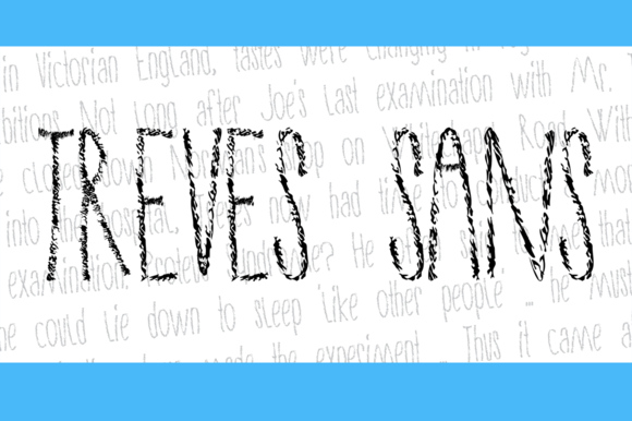 Exploring the Raw, Artistic Charm of Treves Sans