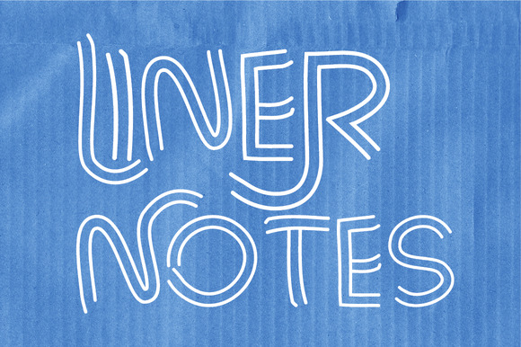 Liner Notes Family: A Bold Typeface for Creative Edge