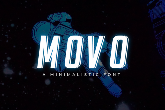 Movo: A Modern Minimalistic Display Font for Clean Designs